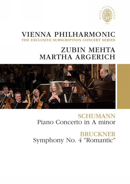 Dvd Martha Argerich / Zubin Mehta: Schumann & Bruckner NUOVO SIGILLATO, EDIZIONE DEL 29/04/2024 SUBITO DISPONIBILE