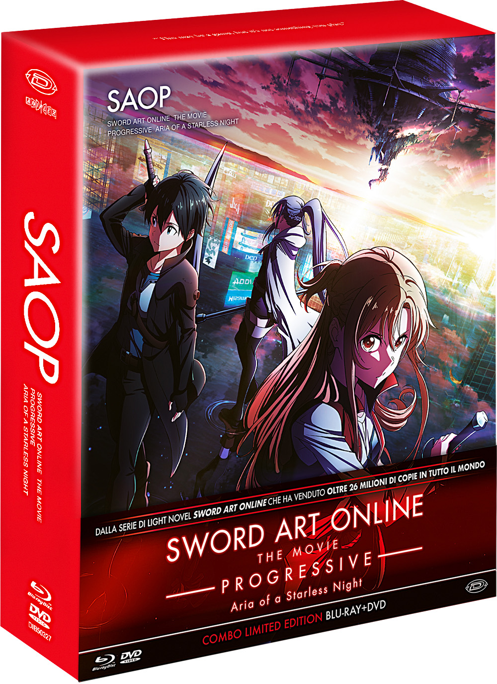 Blu-Ray Sword Art Online Progressive: Aria Of A Starless Night (Limited Edition Box Set) (Blu-Ray+Dvd) NUOVO SIGILLATO, EDIZIONE DEL 02/11/2022 SUBITO DISPONIBILE