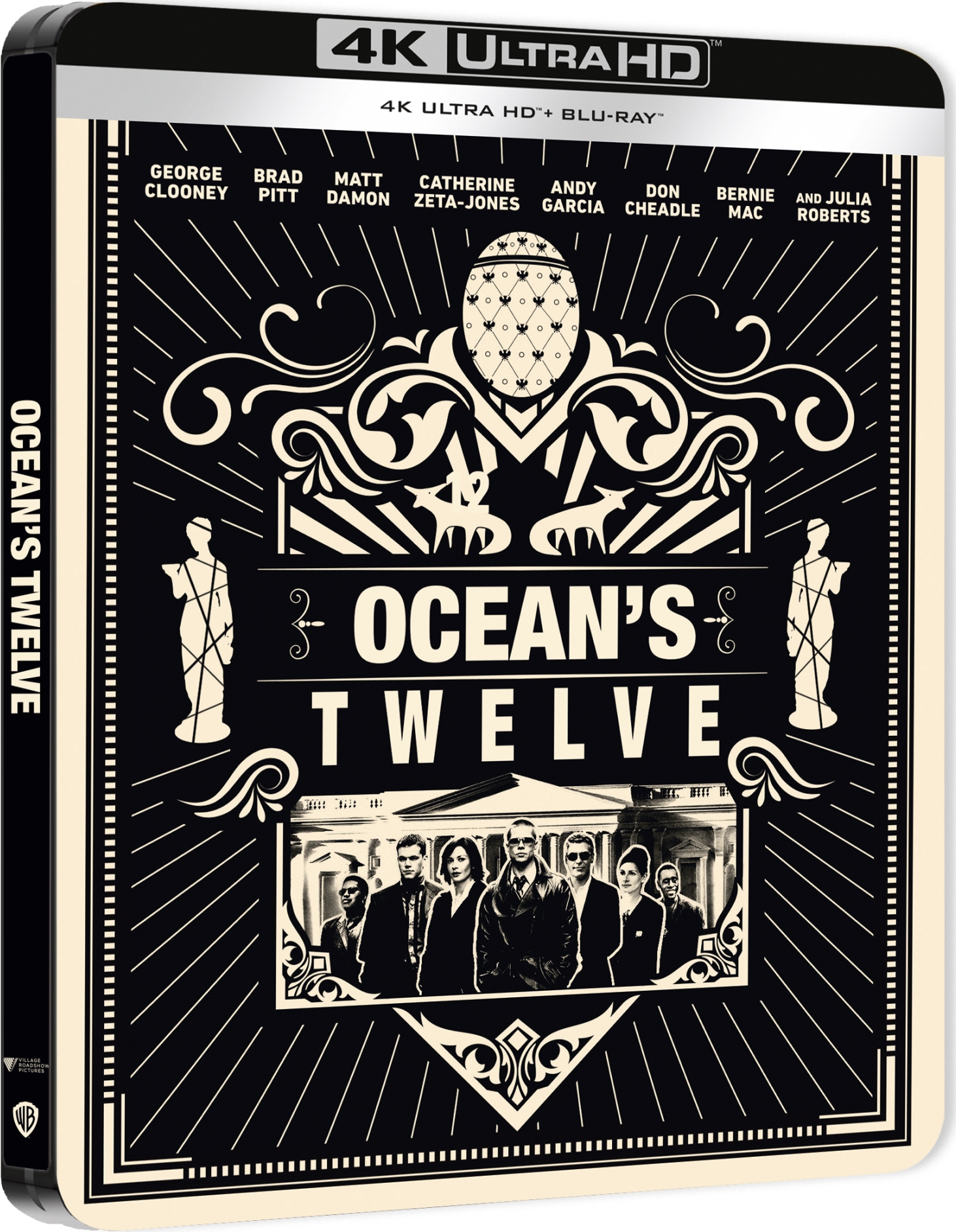 Blu-Ray 4K Uhd Ocean'S Twelve (Steelbook) (4K Ultra Hd + Blu-Ray) NUOVO SIGILLATO, EDIZIONE DEL 23/05/2024 SUBITO DISPONIBILE