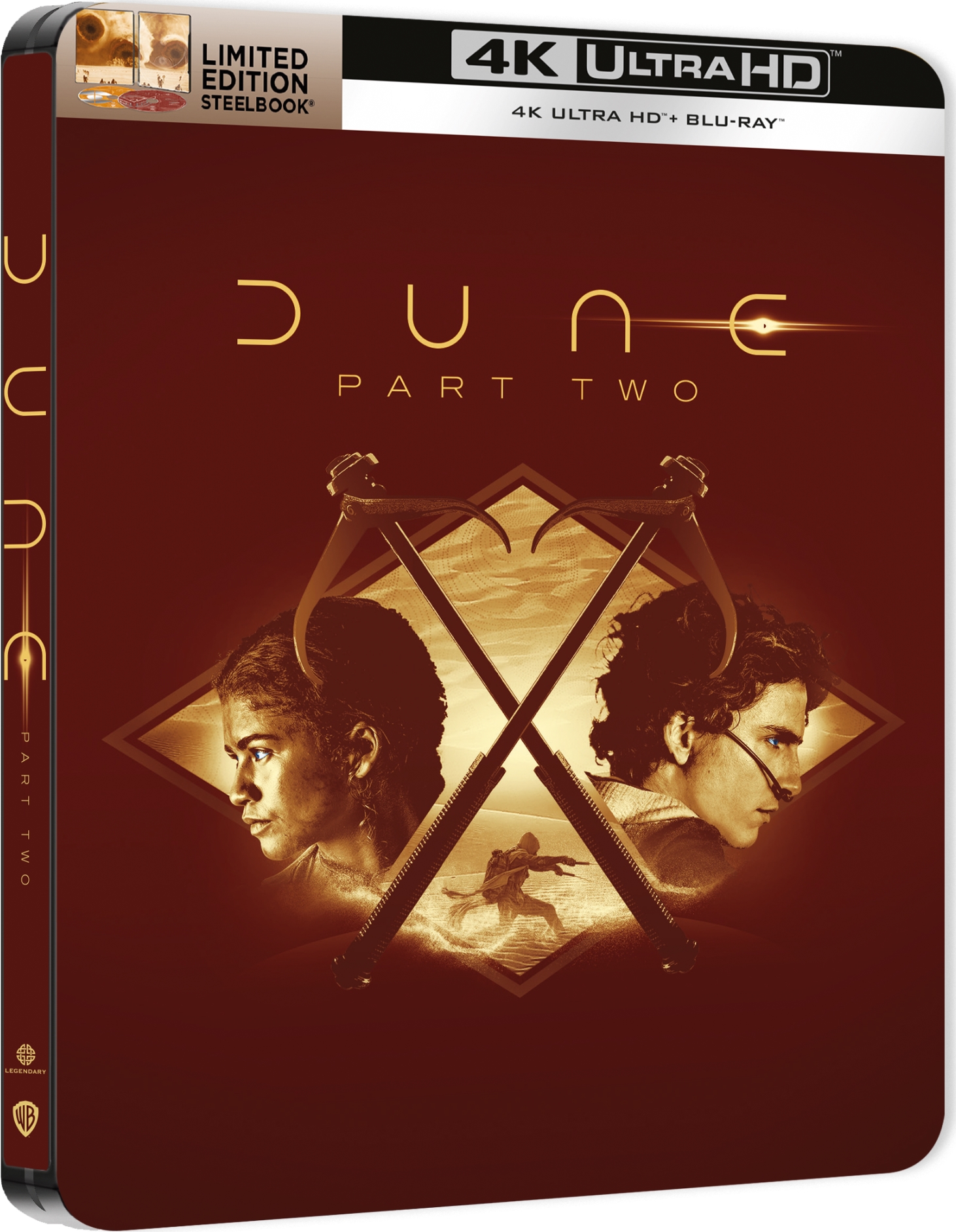 Blu-Ray 4K Uhd Dune: Parte Due Steelbook 3 (4K Ultra Hd + Blu-Ray) NUOVO SIGILLATO, EDIZIONE DEL 23/05/2024 SUBITO DISPONIBILE