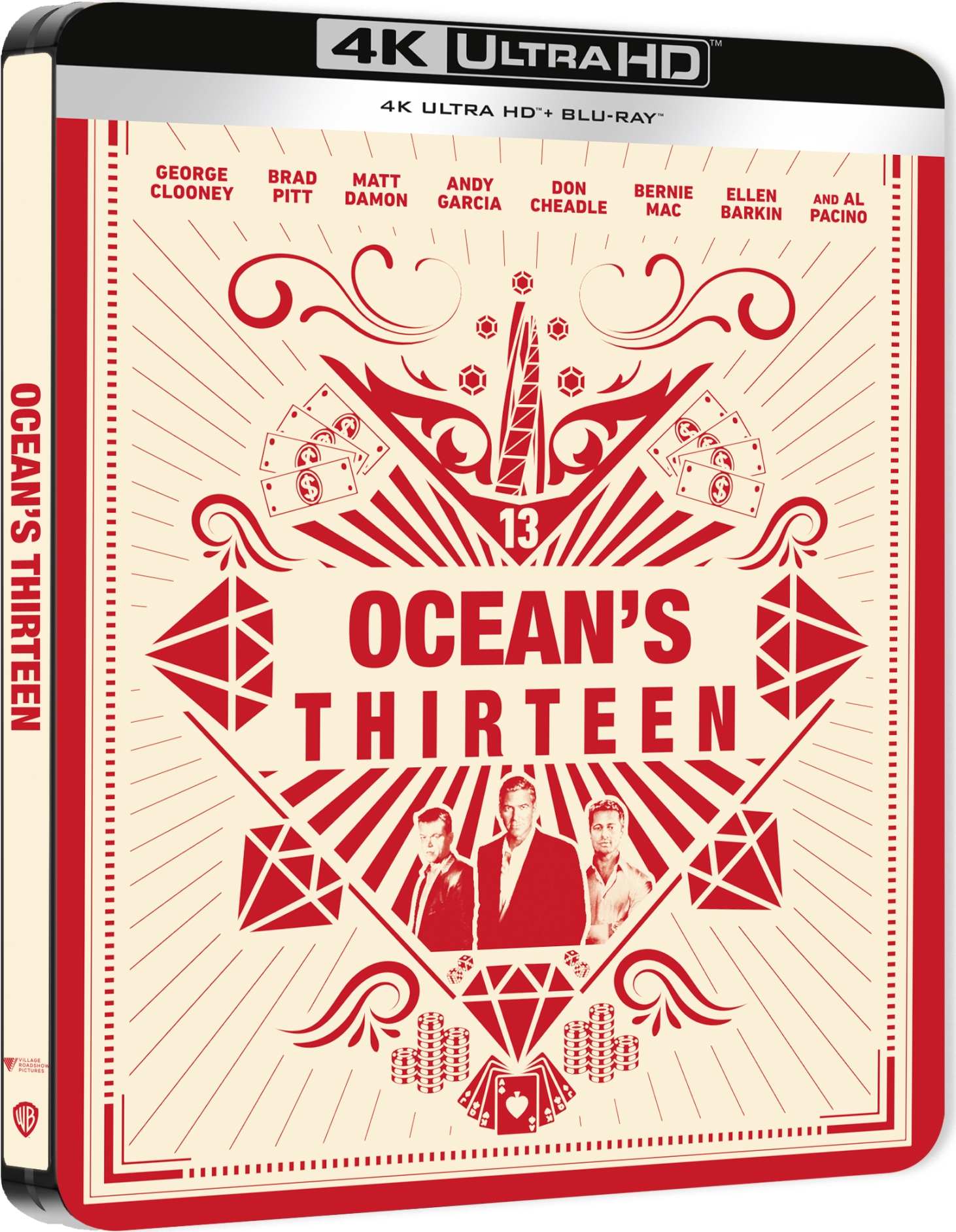 Blu-Ray 4K Uhd Ocean'S Thirteen (Steelbook) (4K Ultra Hd + Blu-Ray) NUOVO SIGILLATO, EDIZIONE DEL 23/05/2024 SUBITO DISPONIBILE