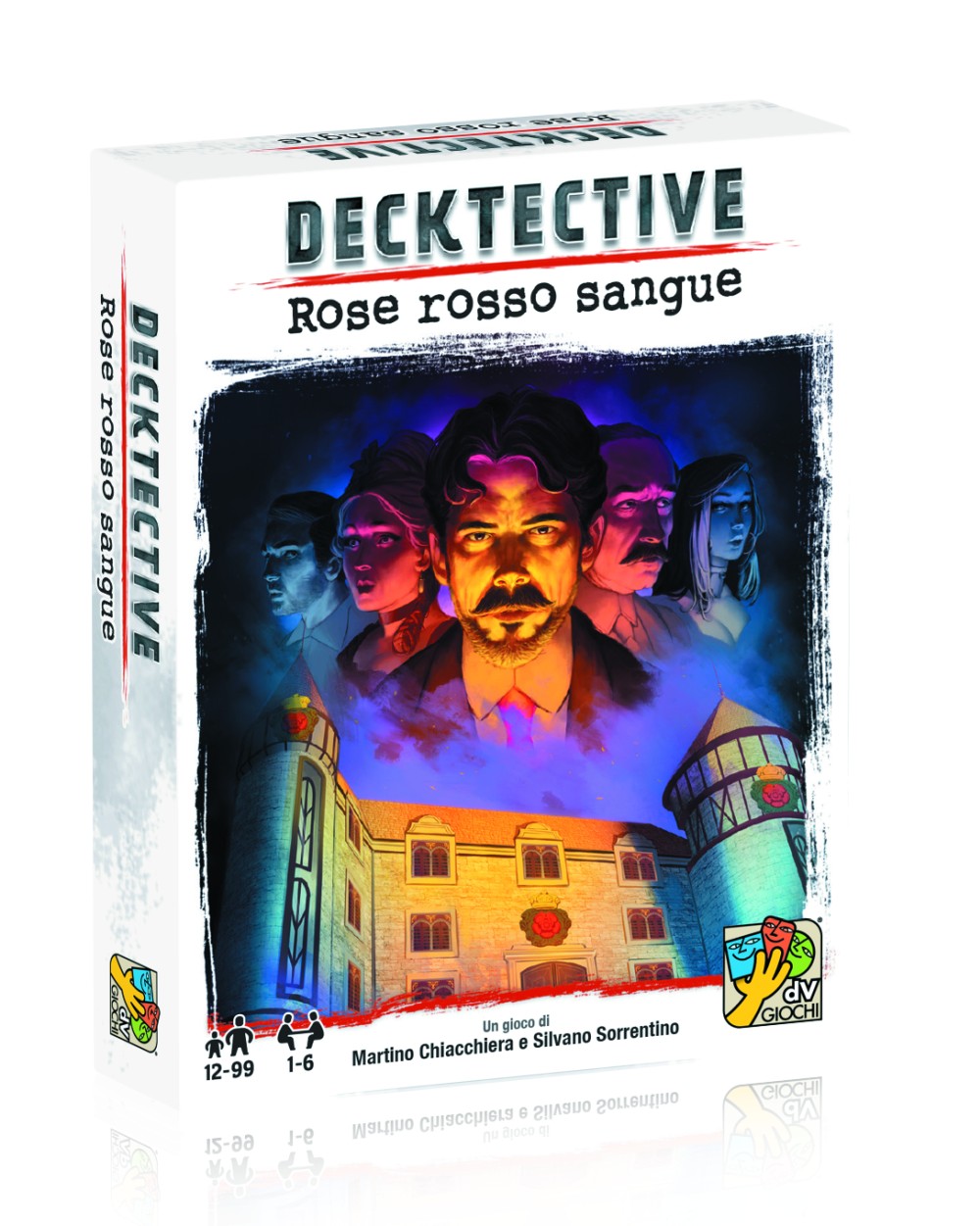 Merchandising Dv Giochi: Decktective - Rose Rosso Sangue (Nuova Cover) NUOVO SIGILLATO, EDIZIONE DEL 01/03/2021 SUBITO DISPONIBILE