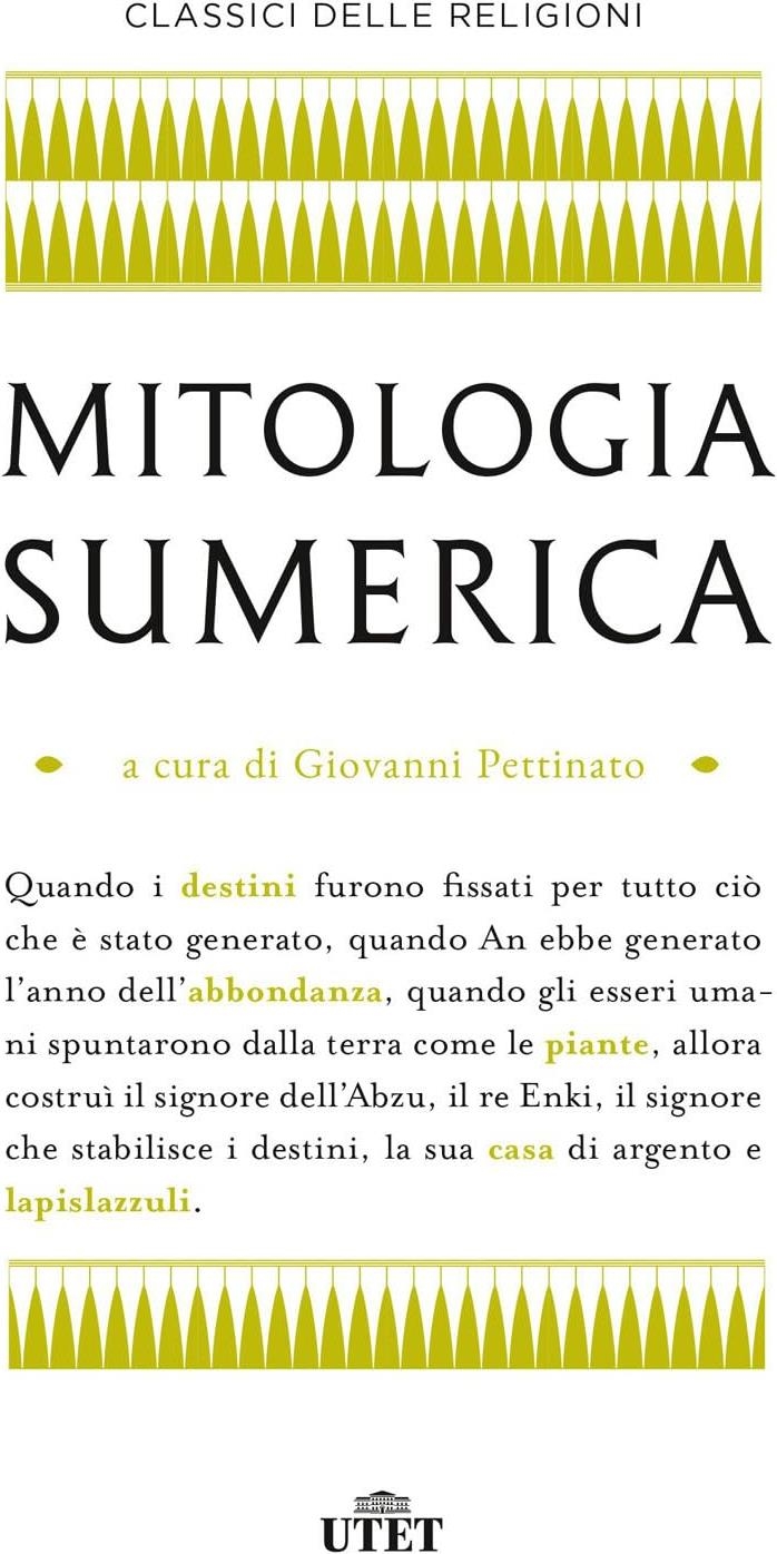 Libri Mitologia Sumerica NUOVO SIGILLATO, EDIZIONE DEL 10/10/2023 SUBITO DISPONIBILE
