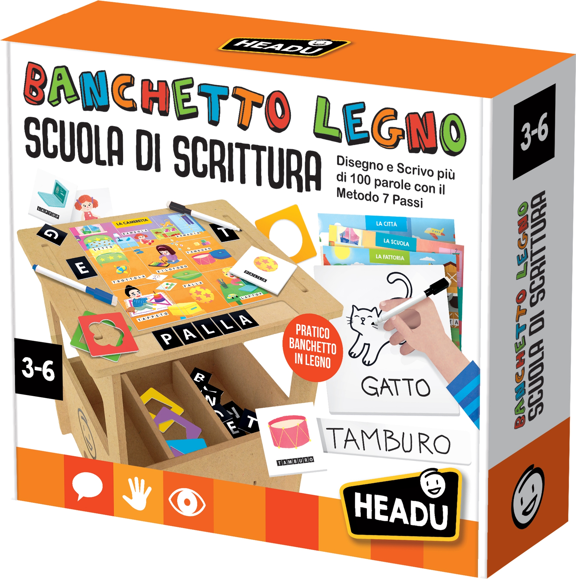 Merchandising Headu: Banchetto Legno Scuola Di Scrittura NUOVO SIGILLATO, EDIZIONE DEL 31/08/2024 DISPO ENTRO UN MESE, SU ORDINAZIONE