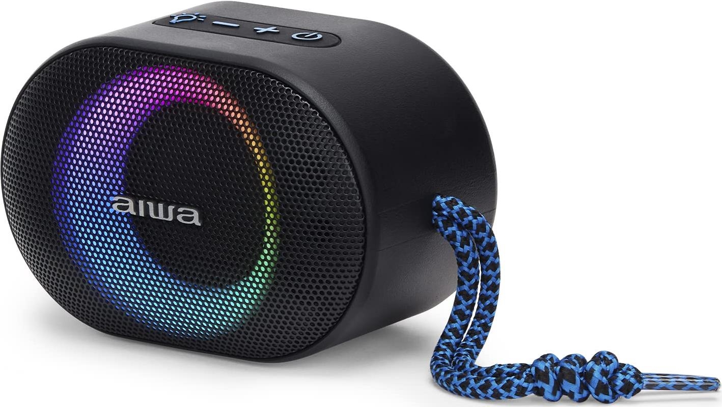 Audio & Hi-Fi Aiwa: Speaker Bluetooth Portatile 10W Con Rgb Lighting Colore Blu Bst-330Bl NUOVO SIGILLATO, EDIZIONE DEL 29/04/2023 SUBITO DISPONIBILE