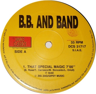 Vinile B.B.Band/Dr.Felix/D.F.X. - Dance Classics Gold Mix: That Special Magic / What A Wonderful World (Rmx) / Relax Your Body NUOVO SIGILLATO SUBITO DISPONIBILE
