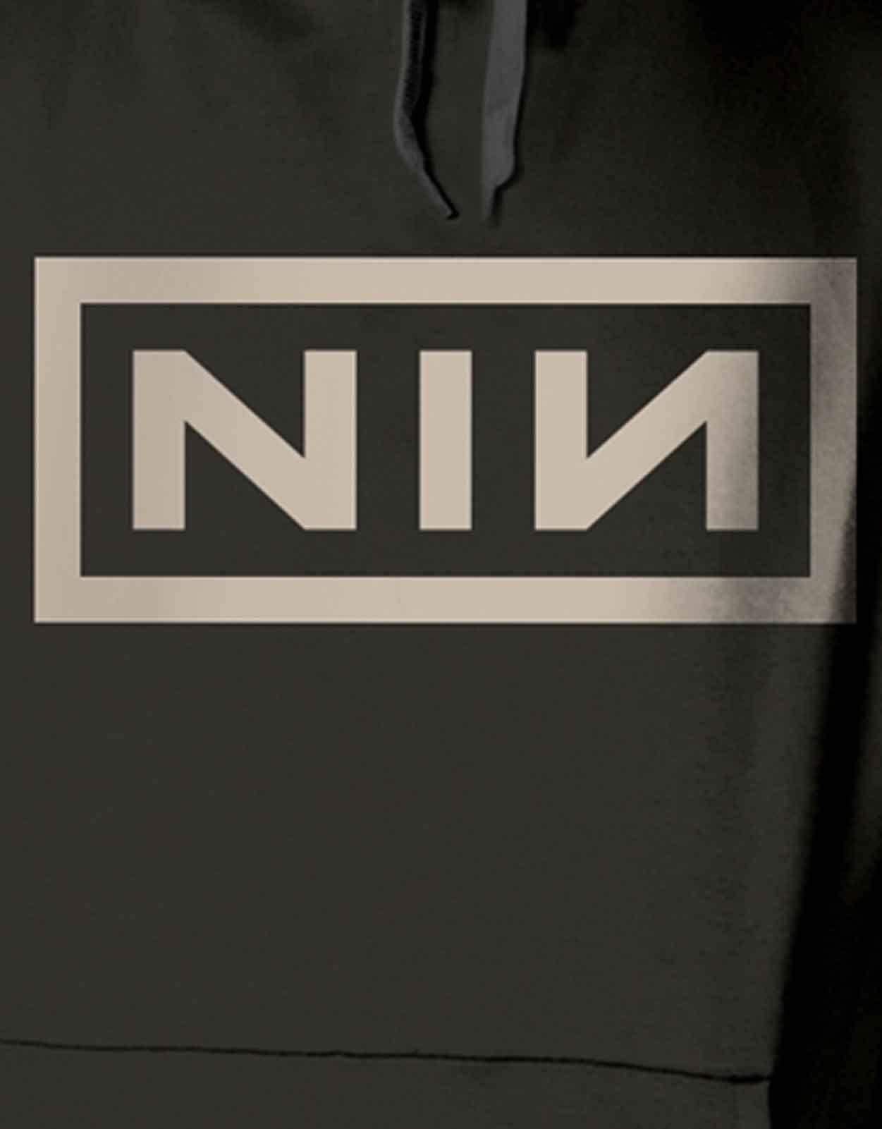 Abbigliamento Nine Inch Nails: Classic Logo (Felpa Con Cappuccio Unisex Tg. L) NUOVO SIGILLATO, EDIZIONE DEL 12/11/2021 DISPO ENTRO UN MESE, SU ORDINAZIONE