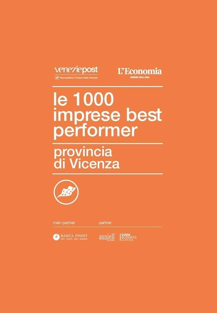 Libri 1000 Imprese Best Performer 2023. Provincia Di Vicenza (Le) NUOVO SIGILLATO, EDIZIONE DEL 22/11/2023 SUBITO DISPONIBILE