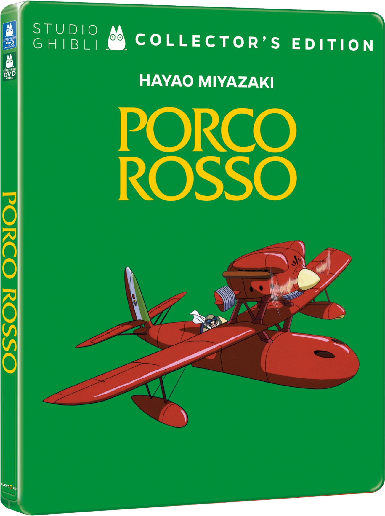 Blu-Ray Porco Rosso (Steelbook) (Blu-Ray+Dvd) NUOVO SIGILLATO, EDIZIONE DEL 23/05/2024 SUBITO DISPONIBILE