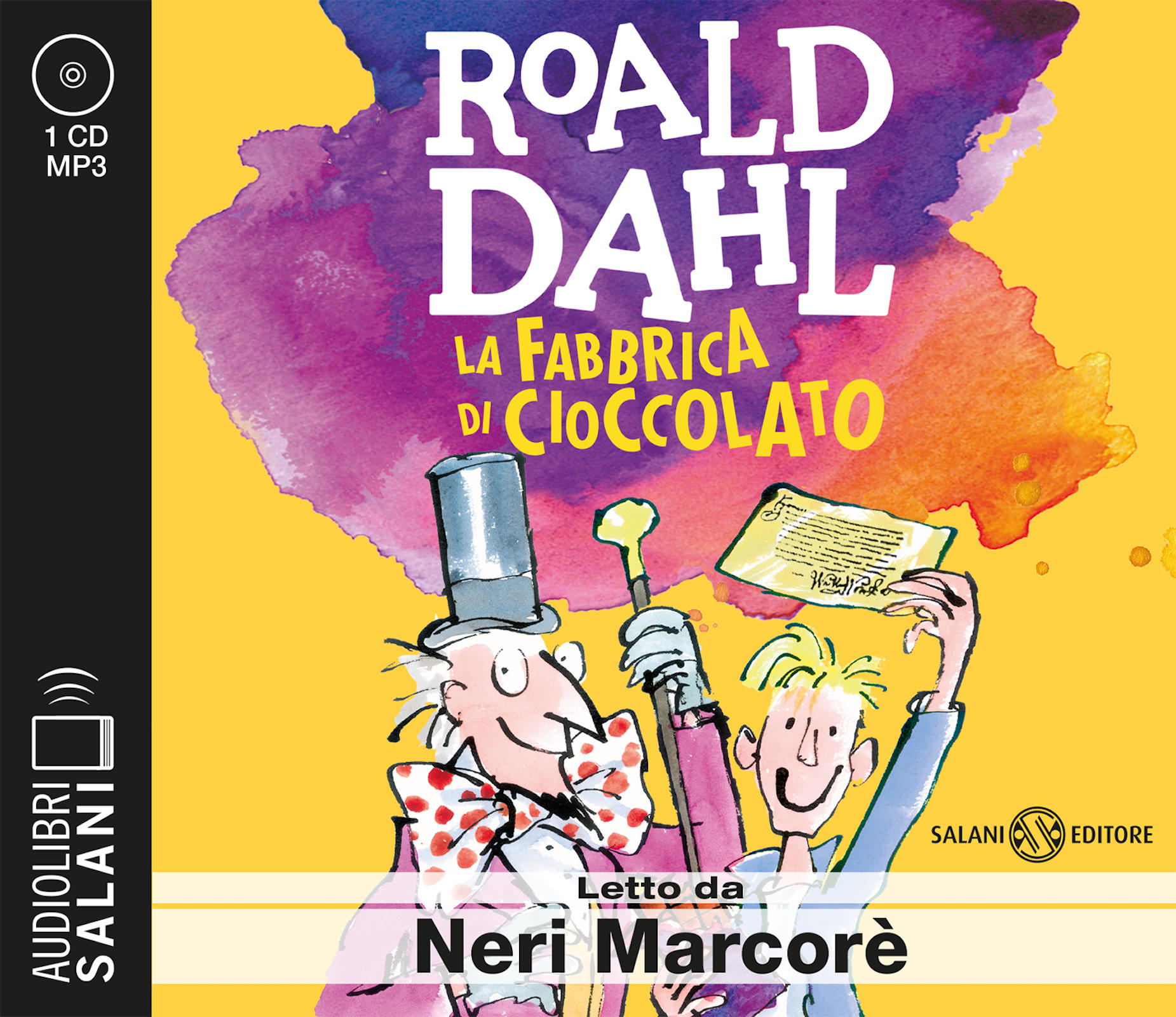 Audiolibro Roald Dahl - La Fabbrica Di Cioccolato Letto Da Neri Marcore. Audiolibro. CD Audio Formato MP3 NUOVO SIGILLATO, EDIZIONE DEL 23/07/2020 SUBITO DISPONIBILE