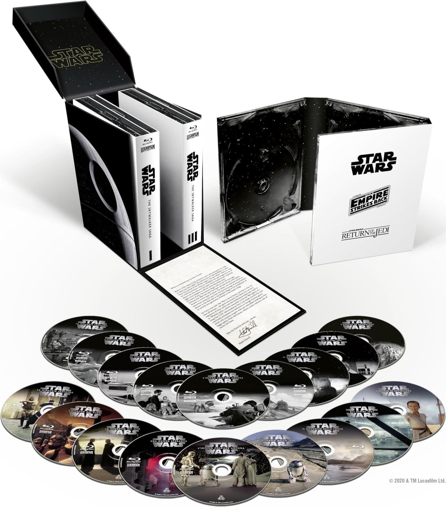 Blu-Ray Star Wars -The Skywalker Saga (18 Blu-Ray) NUOVO SIGILLATO, EDIZIONE DEL 21/03/2024 SUBITO DISPONIBILE