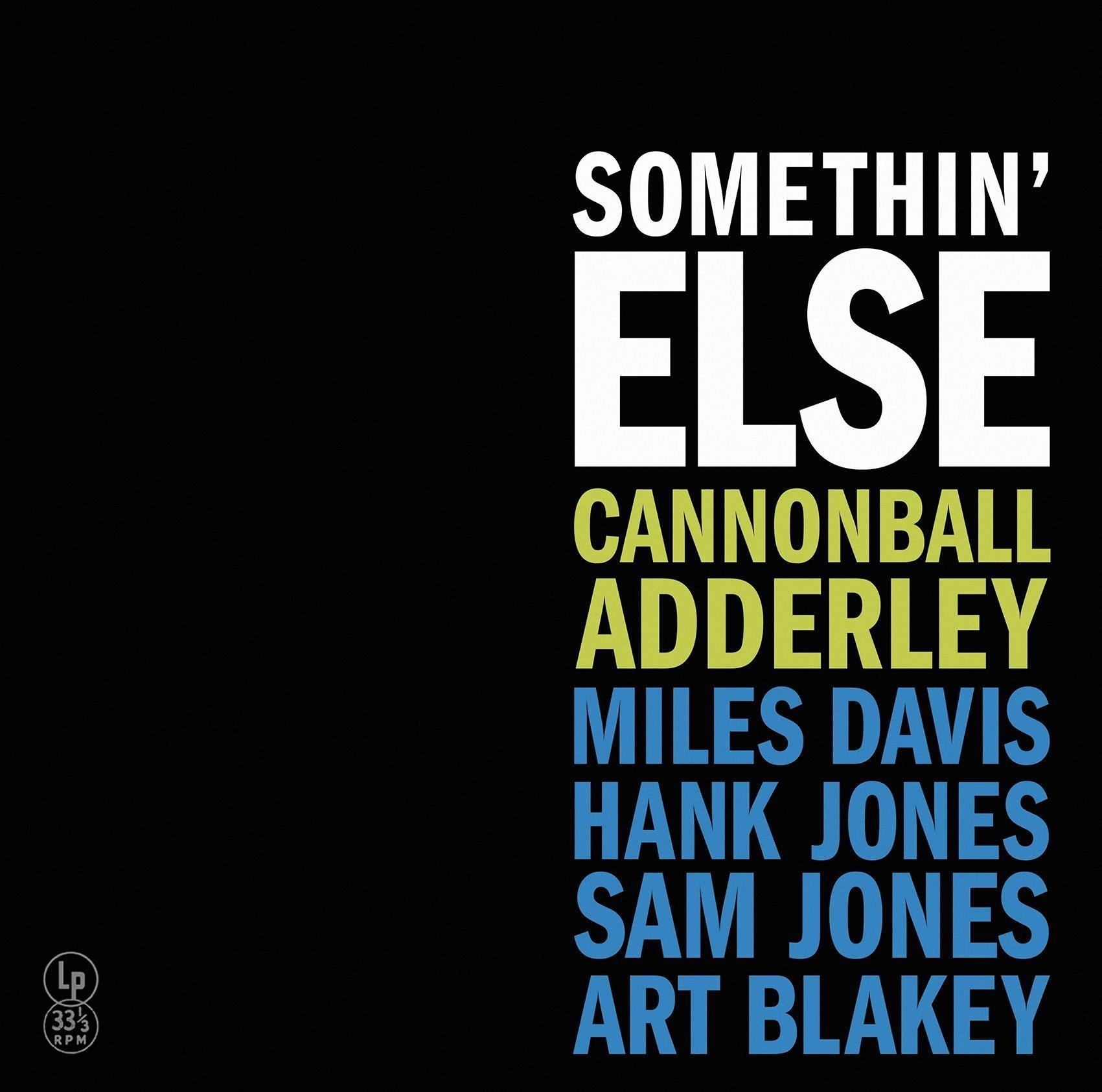 Cannonball Adderley – Cannonball Adderley - Somethin' Else (Yellow Vinyl)