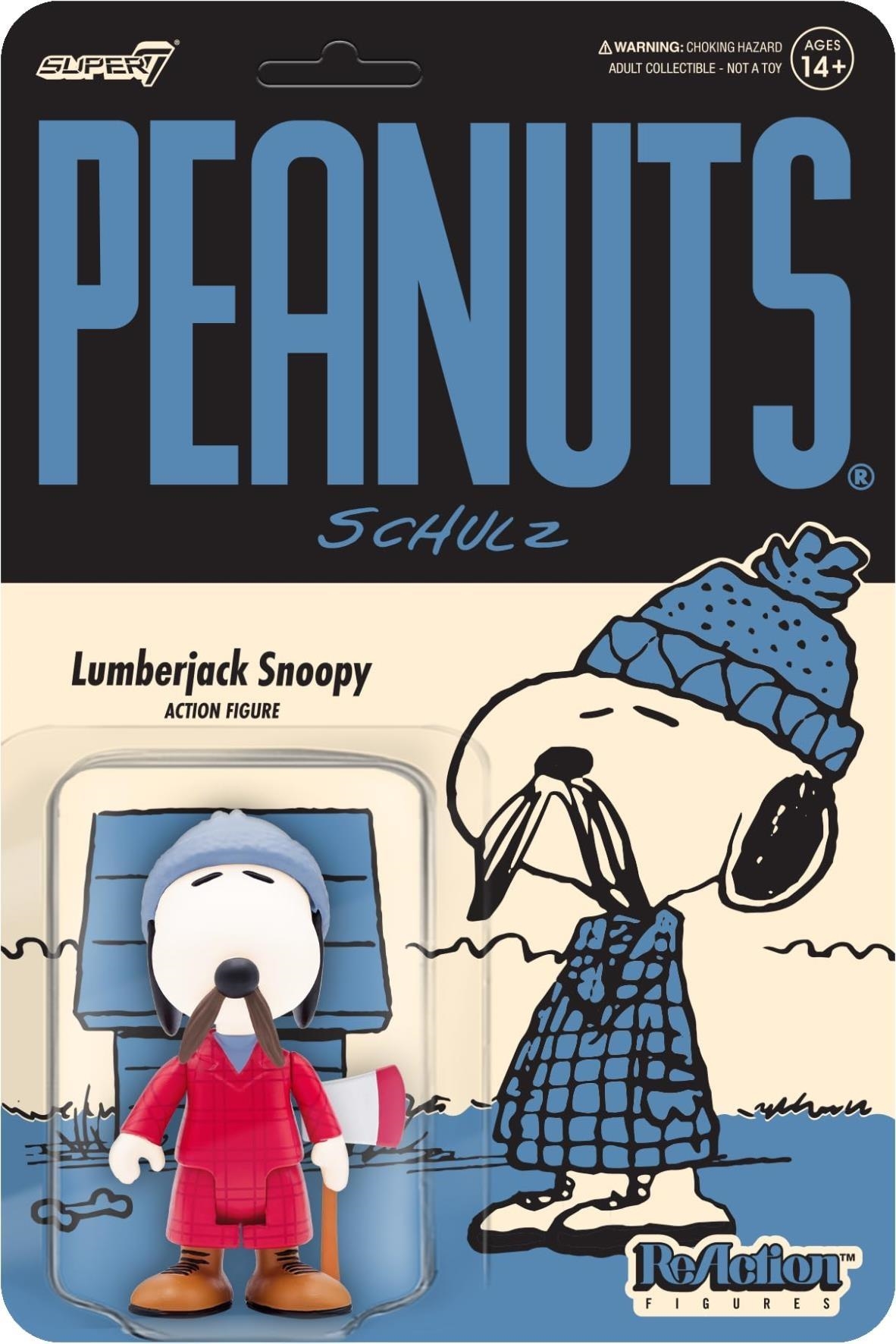 Peanuts: Super7 – Reaction Figure Wave 5 – Lumberjack Snoopy